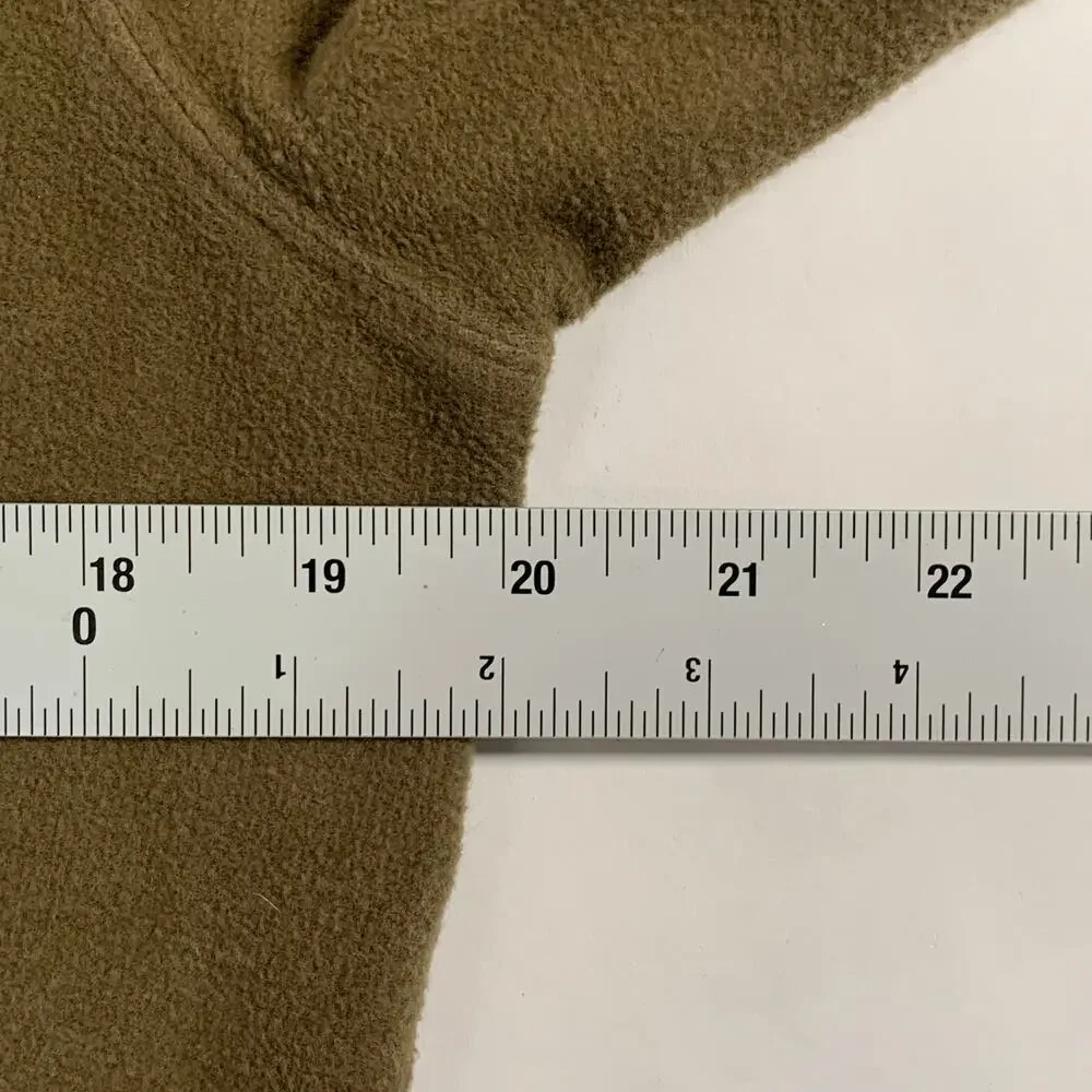 Free People Olive Green Hooded Sweatshirt with Embroidered Accents